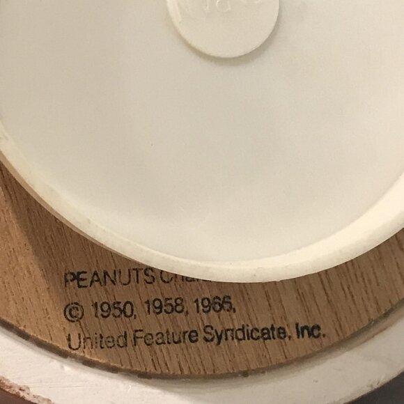 Vintage Schmid Peanuts Music Box Charlie Brown Snoopy Anniversary Waltz Japan - Picture 6 of 9